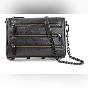Rebecca Minkoff mini 5 zip leather crossbody NWT